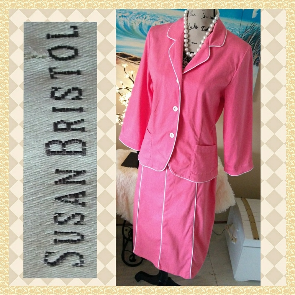❗ FINAL ❗ NWOT Susan Bristol Pink Suit